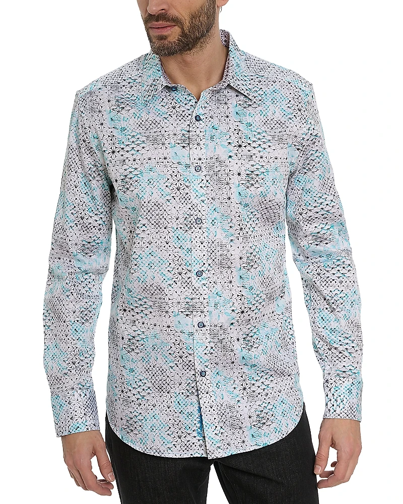 Robert Graham Hendriks Button Front Printed Shirt