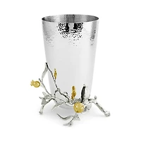 Michael Aram Pomegranate Silver and Gold Vase