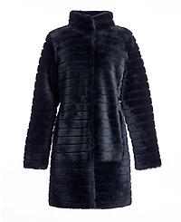 Grooved Shearling Jacket