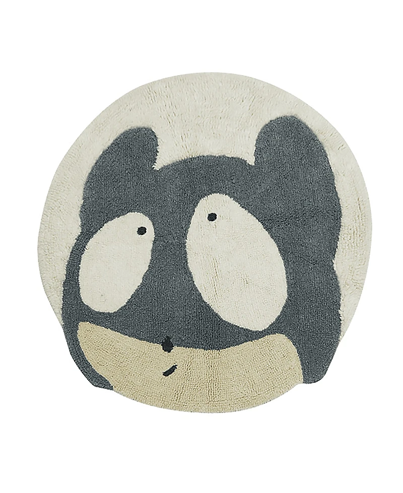 Lorena Canals Edgar Plans Woolable Astromouse Round Area Rug, 3'3 x 3'3