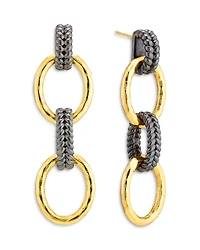 Capucine De Wulf Cleopatra Regal Double Link Drop Earrings