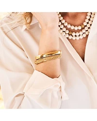 Berry Vine Hinged Bangle Bracelet