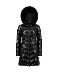 Fulmarus Faux Fur Trim Down Puffer Coat