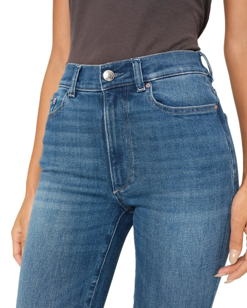 Halle Instasculpt High Rise Straight Leg Jeans Palm Springs