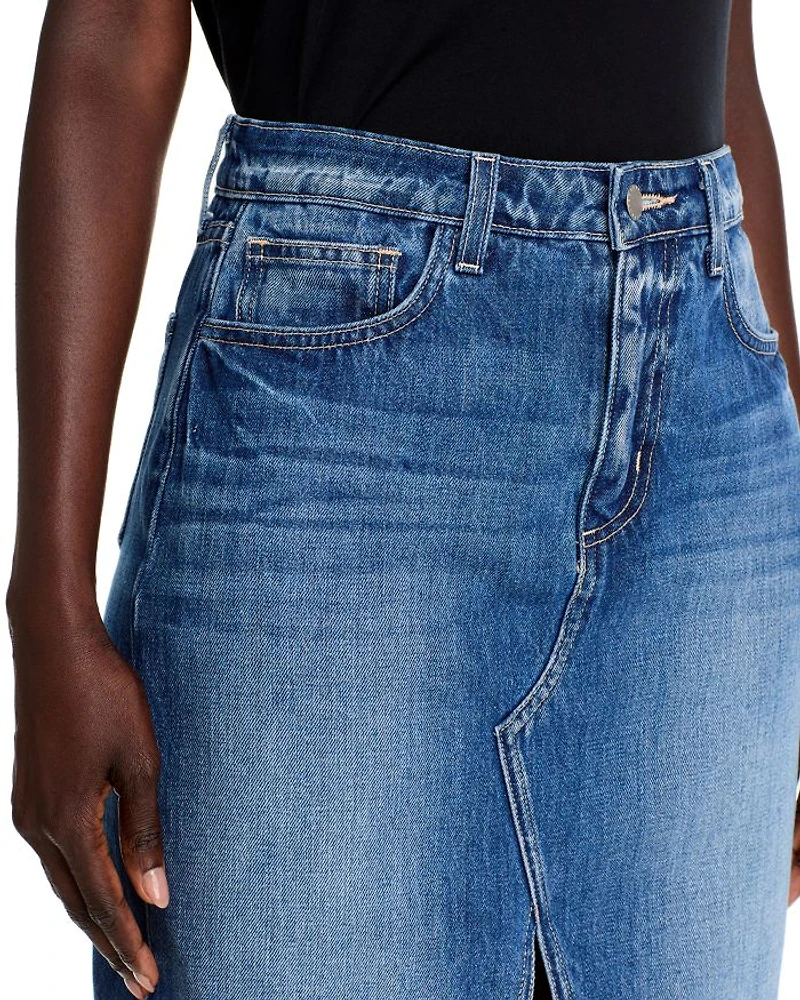 Tylee Denim Pencil Skirt
