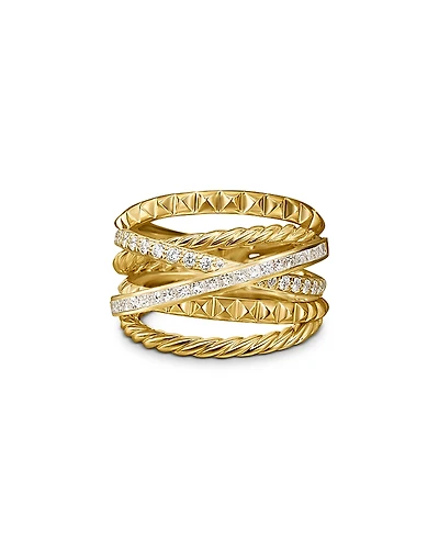 David Yurman Crossover Trio Six Row Ring