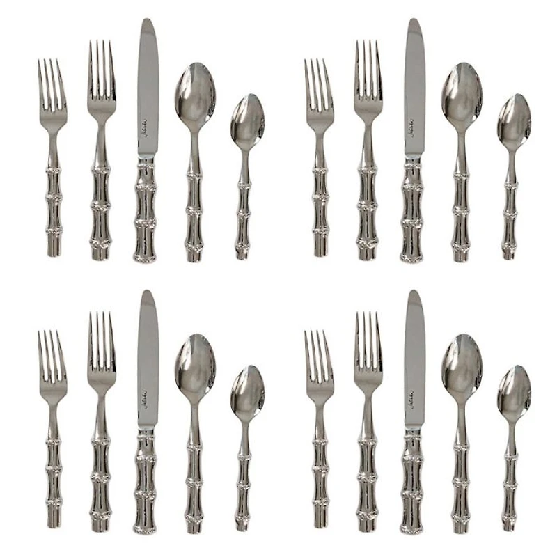 Bamboo 20 Piece Flatware Set