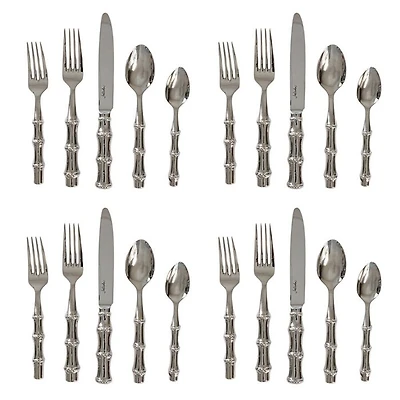 Bamboo 20 Piece Flatware Set