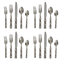 Bamboo 20 Piece Flatware Set