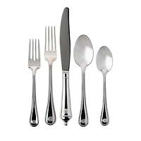 Berry and Thread 20 Piece Flatware Set, Polished