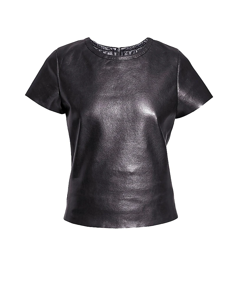 As by Df New Guard Recycled Leather Tee