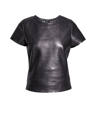 As by Df New Guard Recycled Leather Tee
