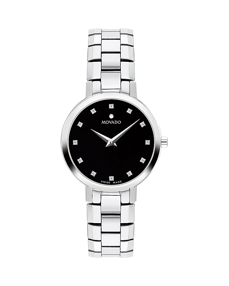 Movado Faceto Watch, 28mm
