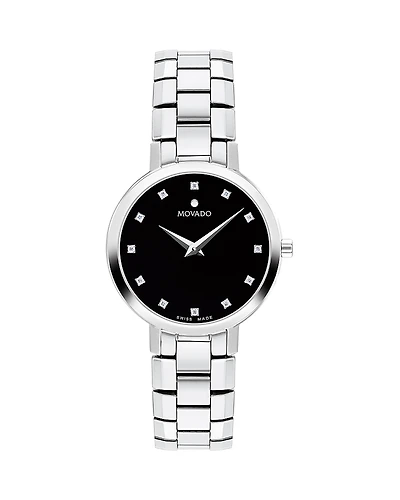 Movado Faceto Watch, 28mm