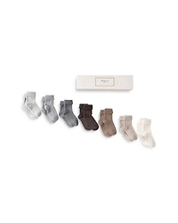 Unisex 7-Piece Cuffed Sock Set - Baby