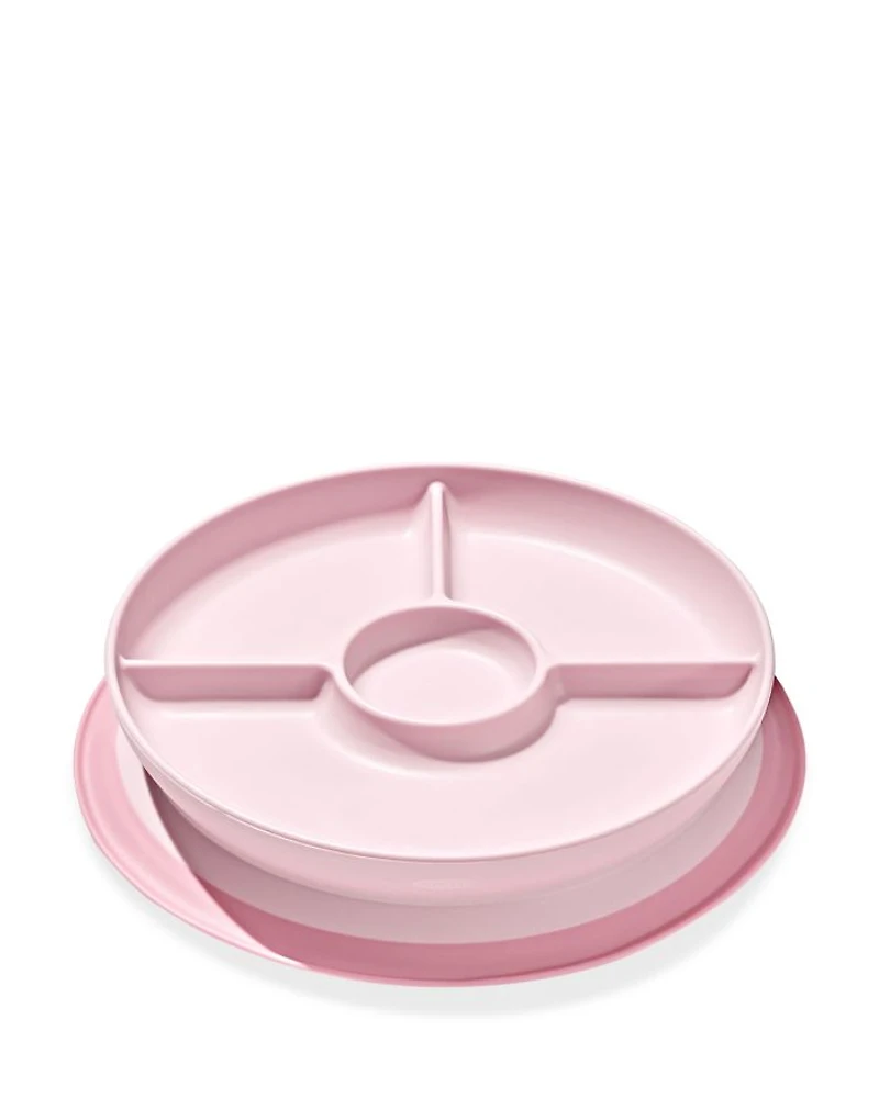 Tot Stick & Stay Suction Divided Plate