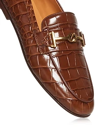 Women's Kate Croc Print Loafers - Exclusive
