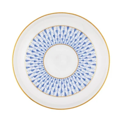 Art Deco Blue Tea Saucer