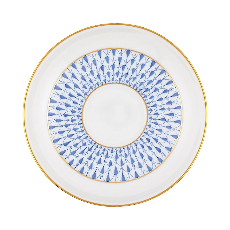 Herend Art Deco Blue Tea Saucer