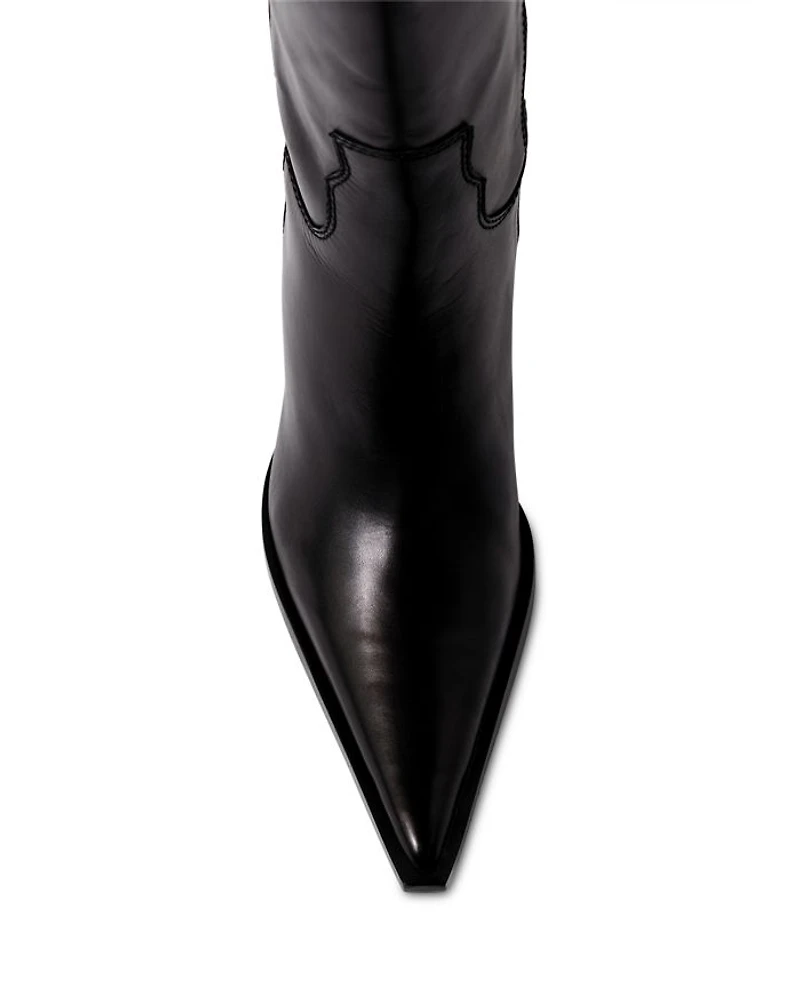 Women's Copenhagen Pointed Toe Block Heel Boots