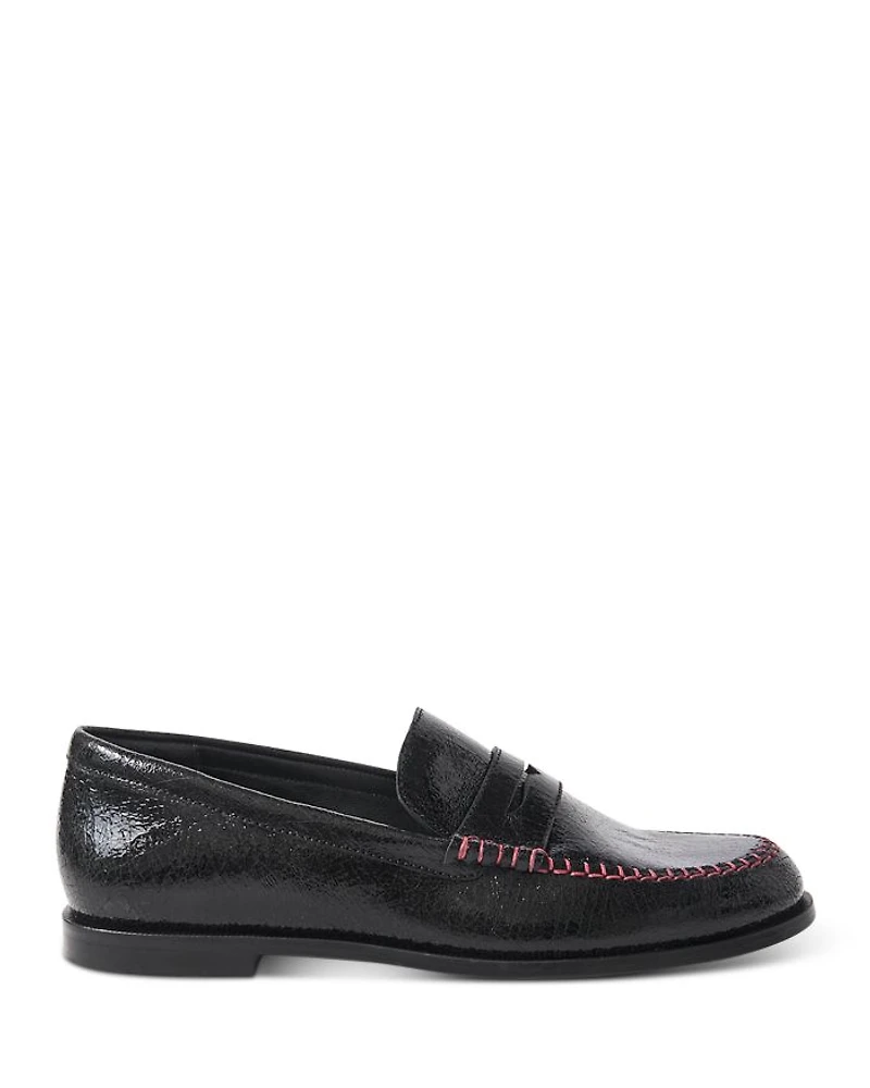 Women's Blanket Stitch Loafers