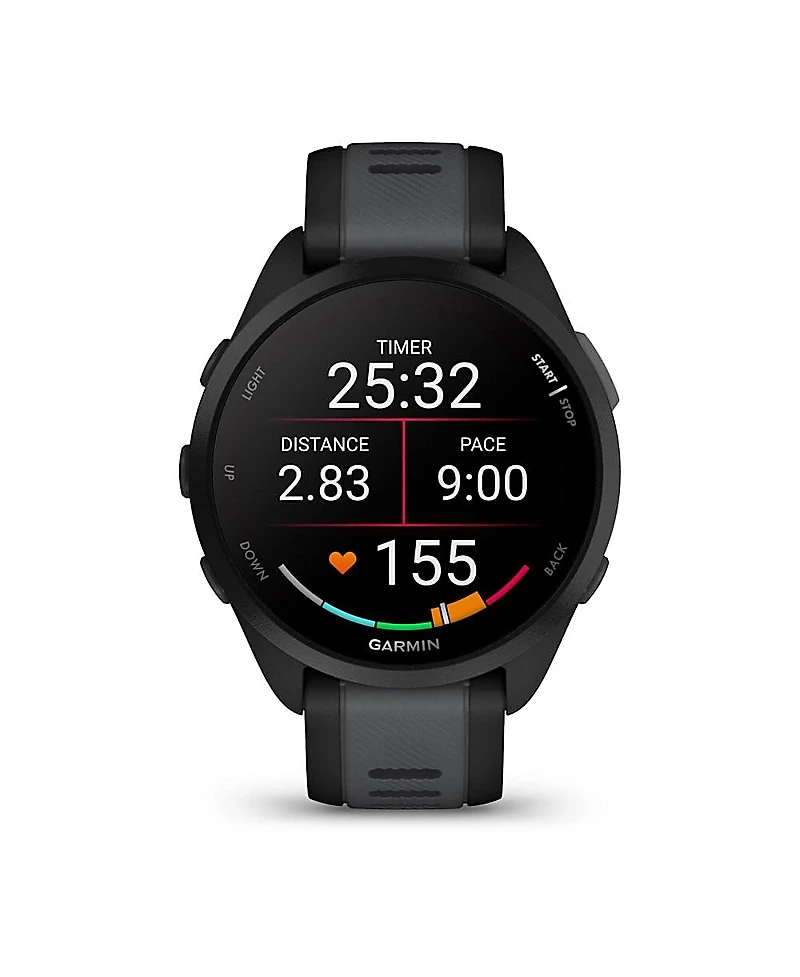 Garmin Forerunner 165, Black/Slate Gray Watch / Fitness Tracker
