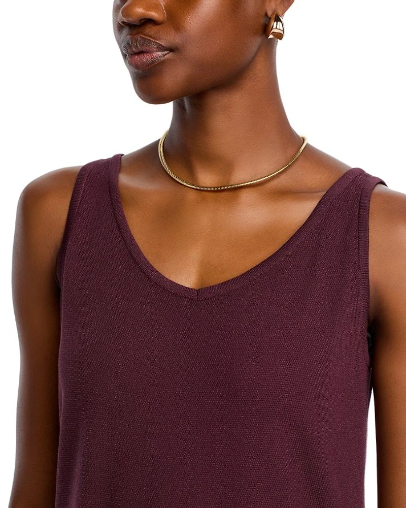 V Neck Soft Knit Tank