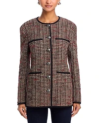 Watkins Dickey Tweed Collarless Jacket