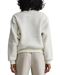 Roselle Half Zip Fleece Sweatshirt