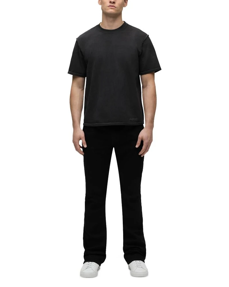 Walker Kick Flare Bootcut Jeans Raven Black