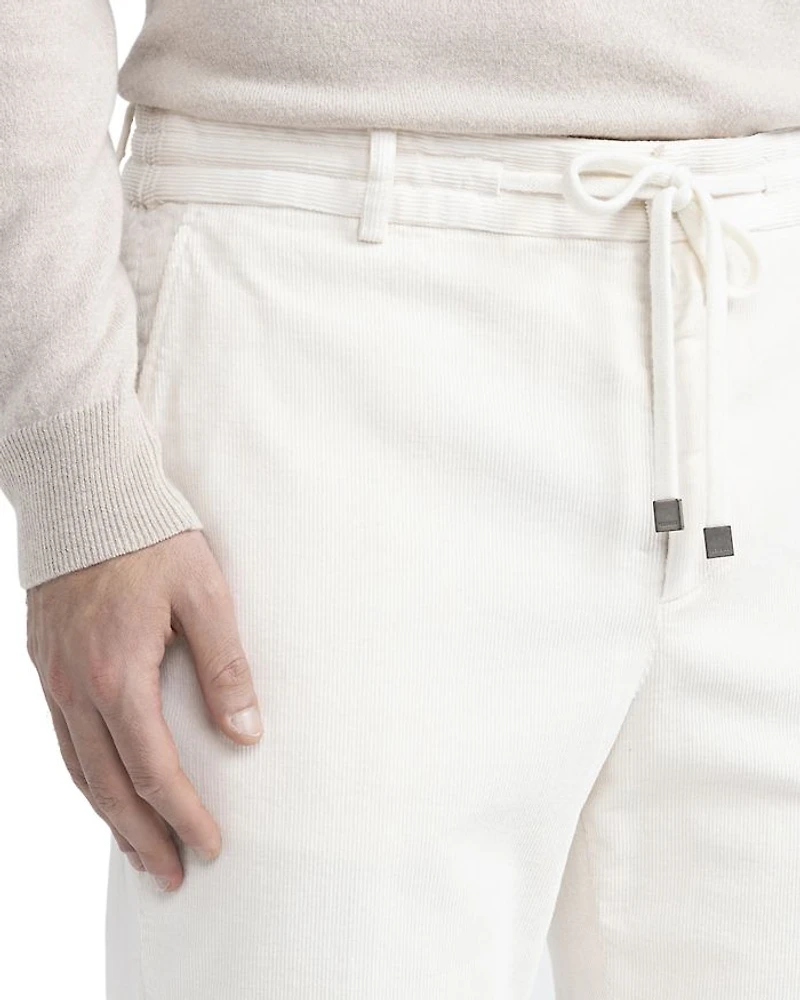 Cotton Corduroy Regular Fit Jogger Pants