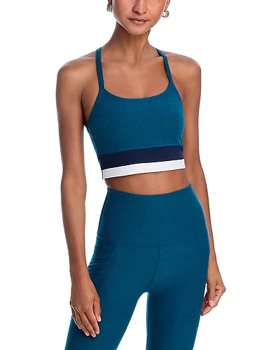 Beyond Yoga Spacedye Horizon Color Block Crop Tank Top
