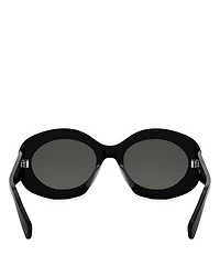 Triomphe Round Sunglasses, 54mm