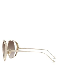 Signature Rectangular Sunglasses, 57mm