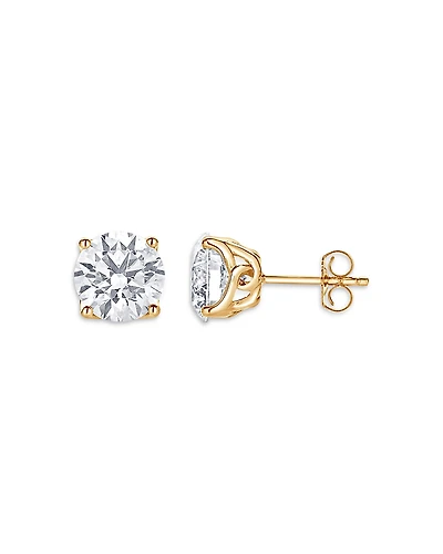 Bloomingdale's Fine Collection Certified Lab Grown Diamond Tulip Setting Stud Earrings