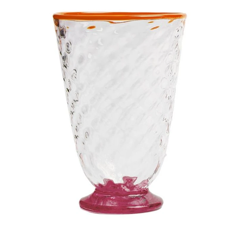 Quilted Murano Glasses, Mixed Set of 4