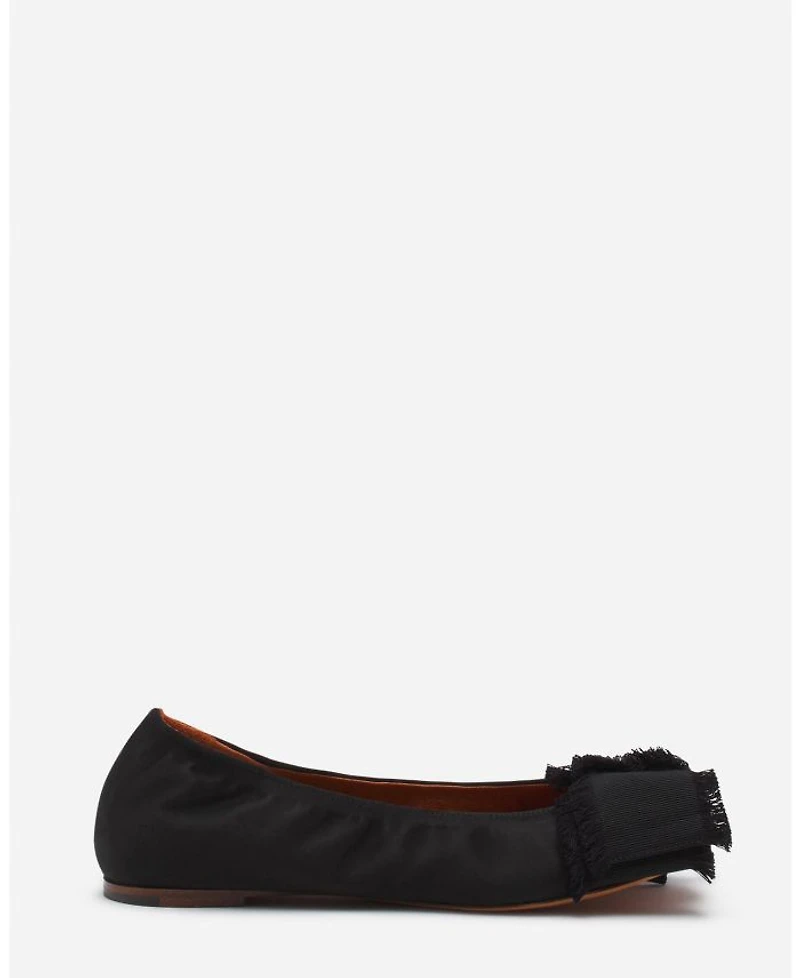 Women's Ballerina Flat with A Satin Bow