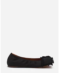 Women's Ballerina Flat with A Satin Bow