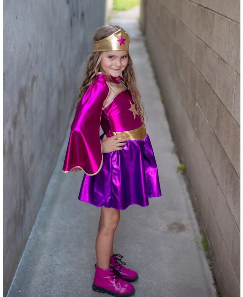 Superhero Star Dress - Ages 5 - 6 Years