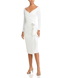 Chiara Boni La Petite Robe Silveria Off The Shoulder Bodycon Dress - Exclusive