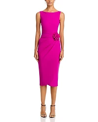 Glenaly Flower Appliqué Dress