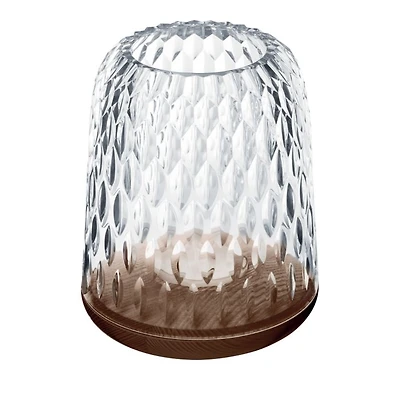Folia Large Dark Wood Lamp