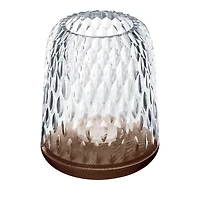 Folia Large Dark Wood Lamp