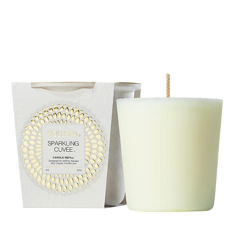 Voluspa Sparkling Cuvee Classic Candle Refill, 9 oz.
