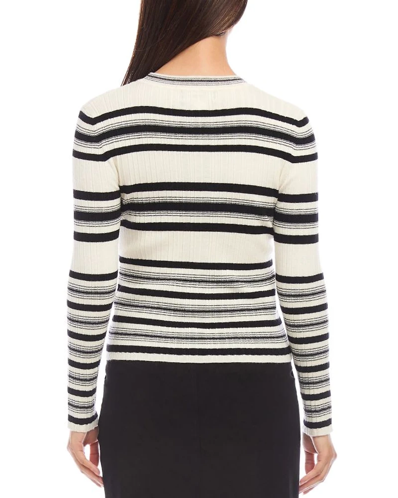 Striped Ribbed Sweater