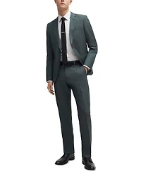 H-Huge Tonal Herringbone Slim Fit Suit