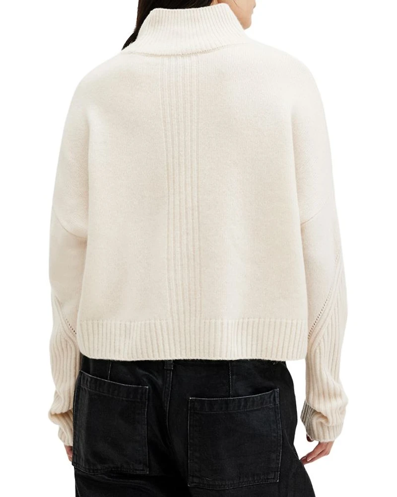 Ines Cashmere & Wool Turtleneck Sweater