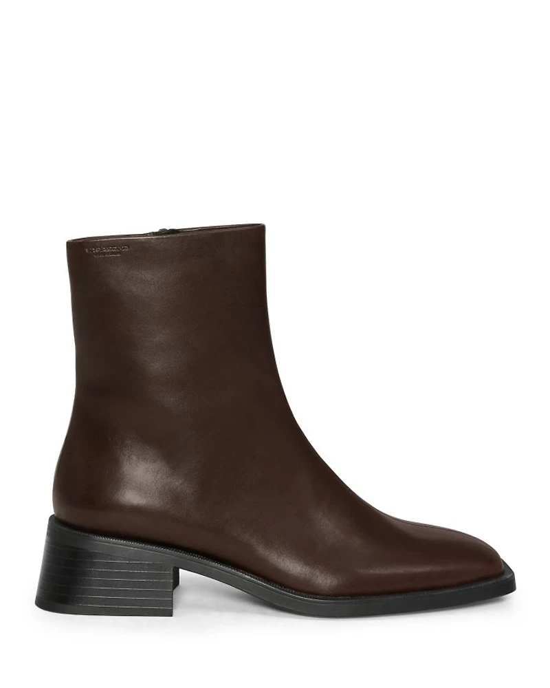 Women's Blanca Square Toe Block Heel Ankle Boots