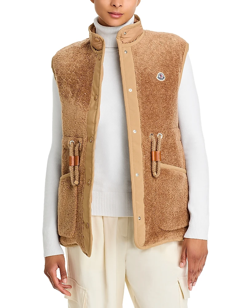 Moncler Bost Teddy Fleece Down Vest