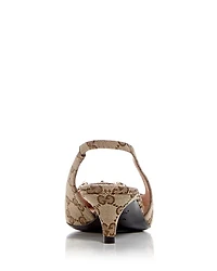 Women's GG Slingback Pumps